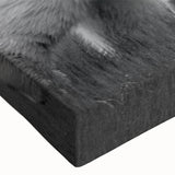 Close-up of a stretched canvas featuring a striking polar bear design, showcasing detailed fur textures and icy blue tones, perfect for wildlife-themed decor.