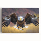Stretched canvas wall art featuring an intricate design of various birds in vibrant colors, showcasing detailed feathers and textures, ideal for enhancing home decor.