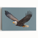 Stretched canvas wall art featuring a vibrant design of various birds, showcasing rich colors and intricate details, perfect for enhancing home decor.