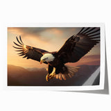 Colorful rolled wall art print featuring an intricate design of various birds, showcasing vibrant hues and detailed illustrations, ideal for home decor.