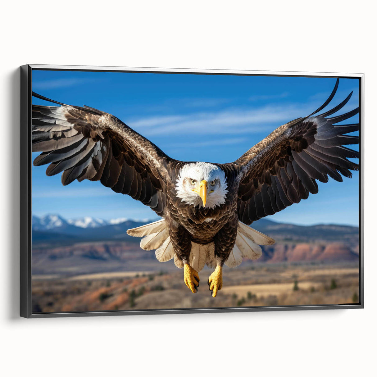 Framed wall art featuring a striking collection of bird illustrations in elegant black, showcasing intricate details and vibrant colors, perfect for home decor.