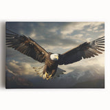 Stretched canvas wall art showcasing a vibrant birds of prey design, featuring detailed illustrations in rich colors, perfect for enhancing home decor.