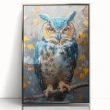 Framed wall art featuring a striking design of birds in flight, displayed in a sleek silver frame with acrylic glass, ideal for modern home decor aesthetics.