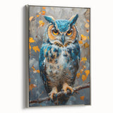 Framed canvas wall art showcasing a stylized design of birds in flight, featuring silver accents, ideal for modern home decor and art enthusiasts.