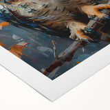 Vibrant rolled canvas wall art showcasing a stunning design of birds, featuring intricate details and vivid colors, ideal for home decor and art enthusiasts.