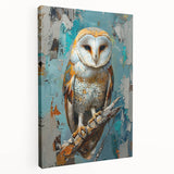 Vibrant stretched canvas wall art showcasing a detailed design of various birds in flight, emphasizing rich colors and intricate patterns, perfect for home decor.