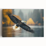 Stretched canvas wall art featuring a vibrant design of various birds, showcasing intricate details and vivid colors, perfect for enhancing home decor.