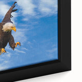 Framed canvas wall art depicting a vibrant collection of birds, showcasing intricate designs and bold colors that enhance any decor. Ideal for bird lovers.