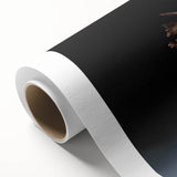 Rolled canvas showcasing a vibrant Birds of Prey wall art design, featuring colorful illustrations of various birds in flight, ideal for nature enthusiasts and home decor.