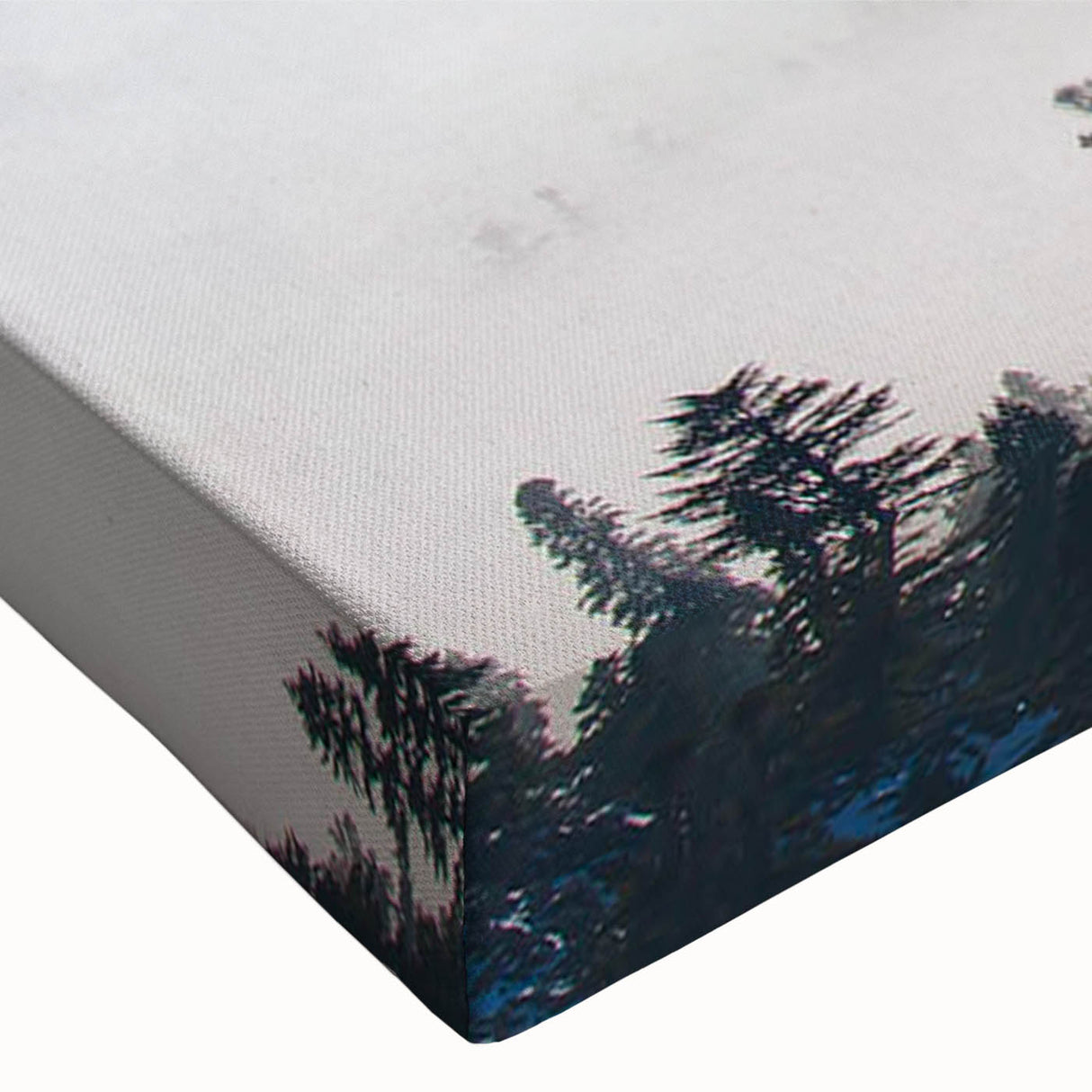 Close-up of a vibrant birds of prey wall art design on stretched canvas, showcasing intricate details and rich colors, perfect for wildlife enthusiasts and home decor.