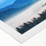 Rolled canvas wall art showcasing a vibrant design of stylized birds, highlighting intricate details and rich colors, perfect for home decor enhancement.