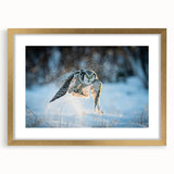 Elegant gold-framed wall art of birds in flight, showcasing a vibrant design with intricate details, perfect for adding a touch of nature-inspired decor to any room.