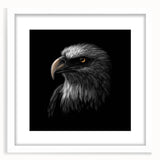 Framed wall art showcasing a vibrant bird design in a white mat, perfect for enhancing home decor. Ideal for bird lovers and nature-themed interiors, this artwork adds a fresh touch to any space.