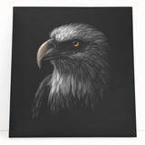 Stretched canvas wall art featuring a vibrant birds of prey design, showcasing detailed illustrations in rich colors, ideal for enhancing modern decor.