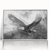 Framed acrylic wall art featuring a vibrant bird design from the "Birds of Pray" collection, showcasing colorful illustrations on a white background, ideal for modern decor.