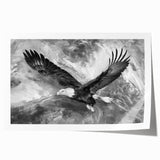 Colorful wall art print featuring a vibrant design of birds, showcasing intricate details and patterns, perfect for home decor or artistic displays.