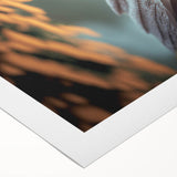 Vibrant rolled canvas wall art showcasing a striking design of birds in flight, perfect for adding a touch of nature-inspired decor to any space.