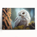 Stretched canvas wall art featuring vibrant birds of prey in a natural setting, showcasing rich colors and intricate details, perfect for wildlife enthusiasts.