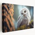 Stretched canvas wall art showcasing a vibrant design of birds in flight against a colorful abstract background, adding a lively touch to any decor.