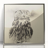 Framed acrylic wall art showcasing a striking design of birds in flight, featuring vibrant colors and a sleek silver frame, perfect for modern home decor.