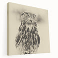 Stretched canvas wall art showcasing a vibrant birds of prey design, featuring rich colors and intricate details, ideal for enhancing modern home decor.