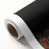 Vibrant rolled canvas depicting a colorful birds of prey design, showcasing intricate details and textures, ideal for nature-themed home decor. The artwork emphasizes the beauty of avian species, perfect for enhancing living spaces.