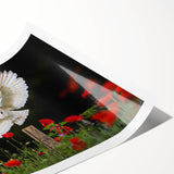 Colorful wall art print showcasing a vibrant design of various birds, featuring intricate details and a modern aesthetic, perfect for home decor.