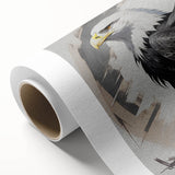 Vibrant rolled canvas wall art showcasing a stunning design of various birds in flight, featuring rich colors and intricate details, ideal for home decor.