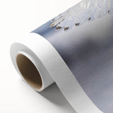 Colorful rolled canvas featuring a vibrant birds of prey design, showcasing intricate details and textures, perfect for home decor and wildlife enthusiasts.