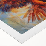 Vibrant rolled canvas print showcasing a stunning collection of birds, featuring rich colors and intricate details, perfect for enhancing any wall decor.
