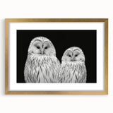 Elegant wall art featuring a gold-framed design of birds, perfect for home decor. This piece enhances any space with its intricate details and artistic flair.