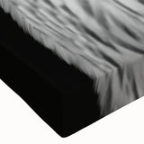 Close-up of a stretched canvas print showcasing a vibrant birds of prey design, featuring intricate details and rich colors, perfect for enhancing home decor.