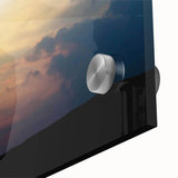 Close-up of vibrant acrylic wall art featuring a colorful chicken design, showcasing intricate details and textures, perfect for home decor enthusiasts.