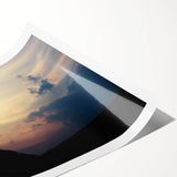 Colorful wall art print featuring a whimsical chicken design, ideal for home decor or kitchen spaces. The rolled print showcases vibrant colors and intricate details, perfect for animal lovers.