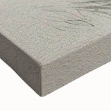 Close-up of a vibrant crane design on stretched canvas wall art, showcasing intricate details and rich colors, perfect for modern decor.