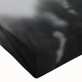 Close-up of a stretched canvas wall art piece featuring an elegant crane design in soft pastel colors, perfect for home decor or art collection, showcasing intricate details and textures.