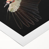 Elegant rolled canvas wall art showcasing a serene crane design, perfect for home decor. The textured surface enhances visual appeal, while it's securely packaged in a durable tube for safe delivery. Ideal for adding a touch of nature-inspired elegance to any room.