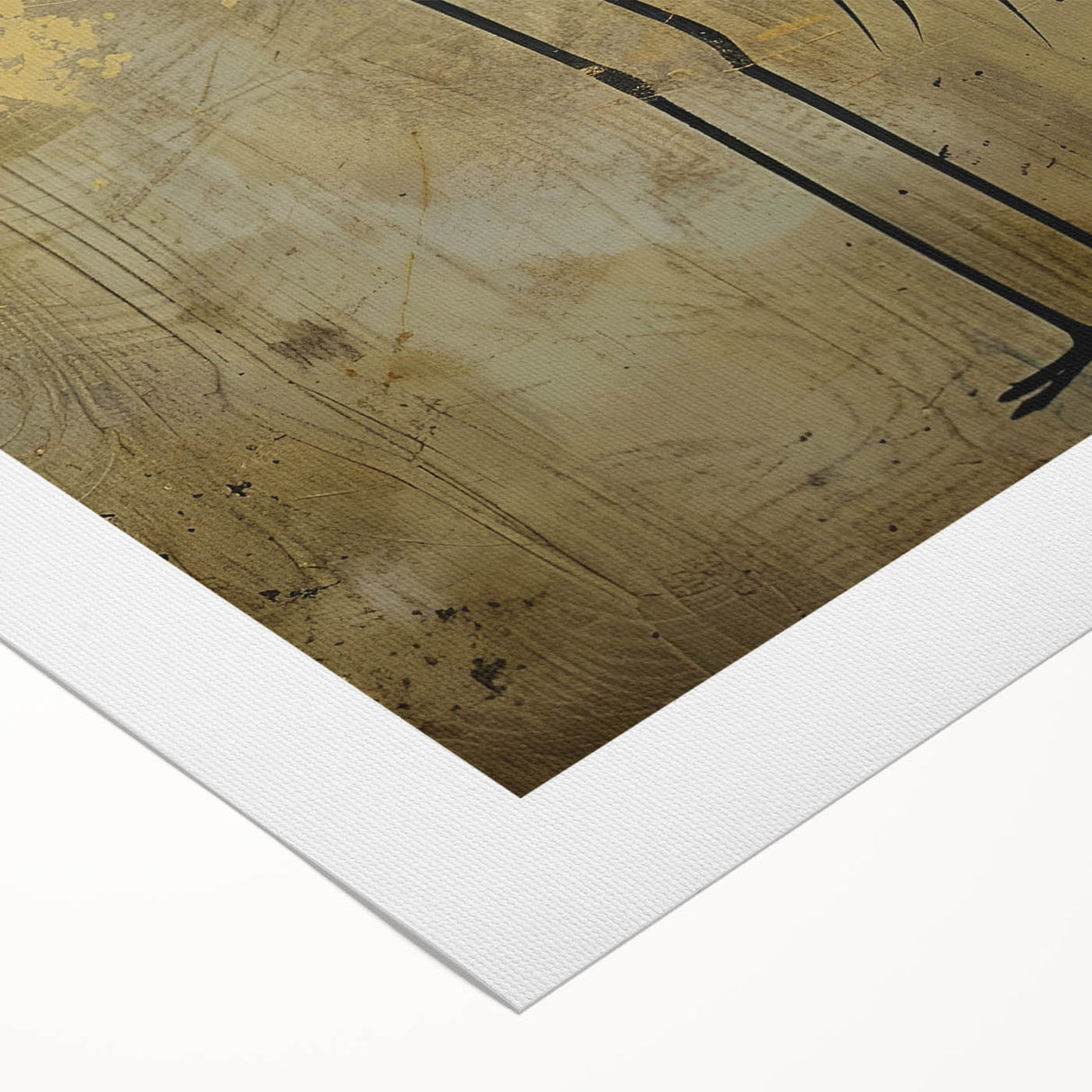 Elegant rolled canvas wall art featuring a stunning crane design, showcasing intricate details in soft hues of blue and gold, perfect for modern home decor.