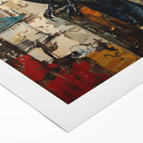 Rolled canvas art featuring a detailed illustration of a crow and raven, showcasing intricate designs in bold black and gray tones, perfect for bird lovers and home decor enthusiasts.