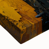 Close-up of a vibrant canvas wall art piece featuring intricate designs of crows and ravens, showcasing rich colors and detailed textures, perfect for bird enthusiasts.