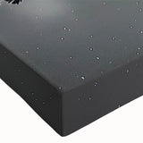 Close-up of a stretched canvas featuring a detailed design of a crow and raven, showcasing rich colors and intricate textures, perfect for wall decoration.