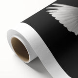 Rolled canvas art print showcasing a serene dove design, featuring soft pastel colors and intricate details, ideal for home decor and peaceful ambiance.