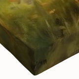 Close-up of a vibrant duck-themed wall art design on stretched canvas, showcasing intricate details and bold colors, perfect for enhancing home decor.