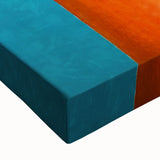 Close-up of a vibrant flamingo design on stretched canvas wall art, showcasing intricate details and bright pink colors, perfect for tropical-themed decor.