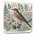 Colorful acrylic wall art collection depicting various garden birds, displayed in a side view with pins, showcasing intricate details and vibrant colors, perfect for nature lovers.