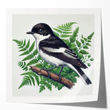 Colorful wall art collection featuring various garden birds in a glossy finish, ideal for enhancing home decor with nature-inspired design elements.