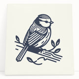 Vibrant stretched canvas artwork showcasing a collection of colorful garden birds perched on branches, perfect for enhancing home decor with a nature theme.