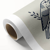 Colorful rolled canvas wall art showcasing a vibrant garden birds design, featuring various species perched among lush greenery, perfect for nature lovers' decor.