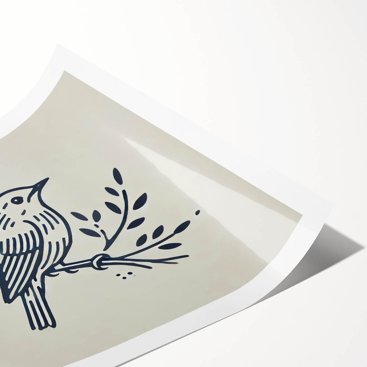 Colorful garden birds wall art design featuring various species perched among vibrant foliage, printed on high-quality paper for home decor enhancement. Perfect for bird lovers and nature enthusiasts.