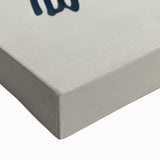 Close-up of a vibrant stretched canvas wall art collection featuring various garden birds in colorful detail, ideal for nature-themed home decor.